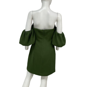 Elliatt Textured Green Gloriosa Dress Size M NWT