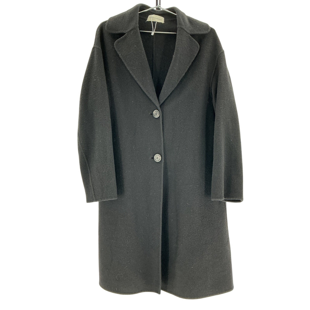 Mansur Gavriel 'Camel' Black Linen Opera Coat Size IT 40