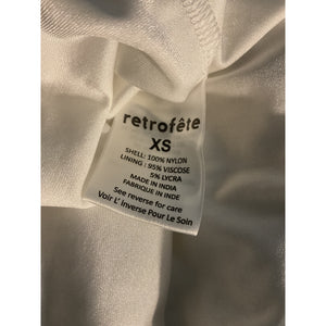 Retrofête Embellished White Millie Dress Size XS