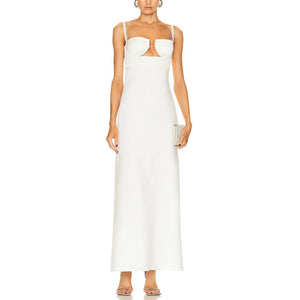 Anna October Elegant White Veronique Maxi Dress Size XS