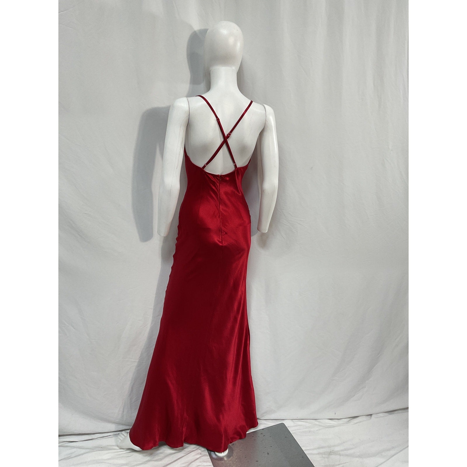 Sau Lee x Revolve 'Gabrielle' Red Viscose Maxi Dress Size 0