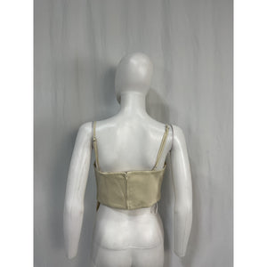 Camila Coelho 'Tashi' Ivory Cotton Top Size M