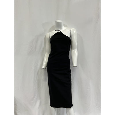 Rag & Bone 'Irina' Black One-Shoulder Ponte Knit Dress Size S