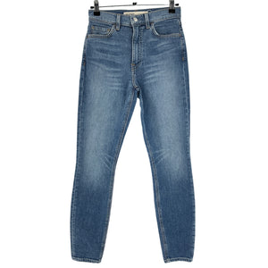 Grlfrnd High Rise Stretch Skinny Blue Kendall Denim Jeans Size 23
