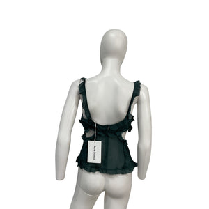 Acne Studios Green Viscose Strap Top Size 40 - NWT