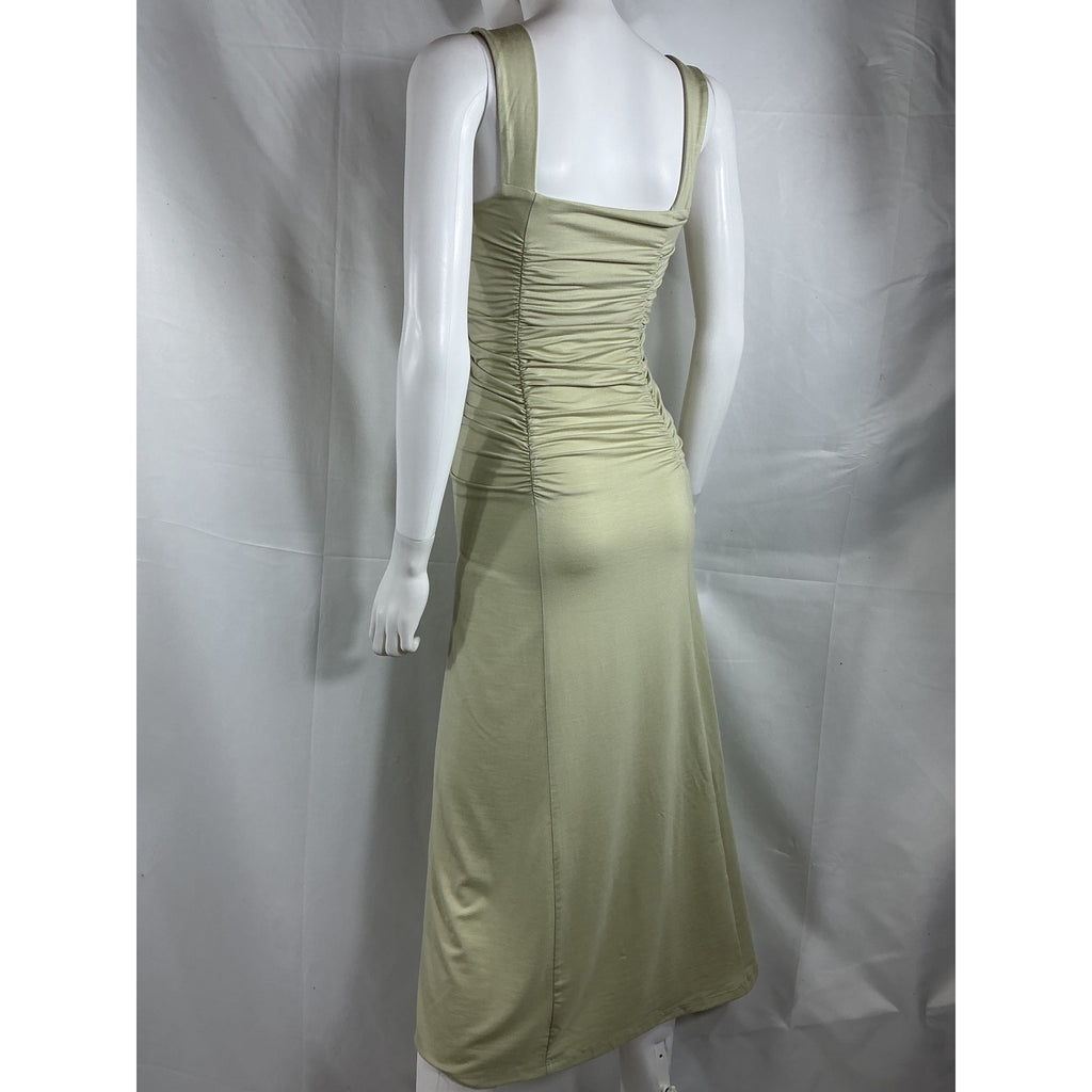 Reformation 'Estate' Green Tencel Dress Size S