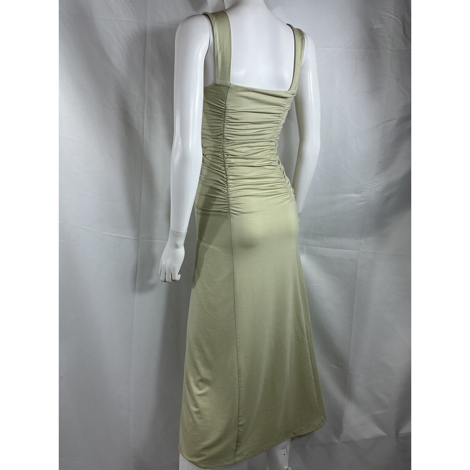 Reformation 'Estate' Green Tencel Dress Size S