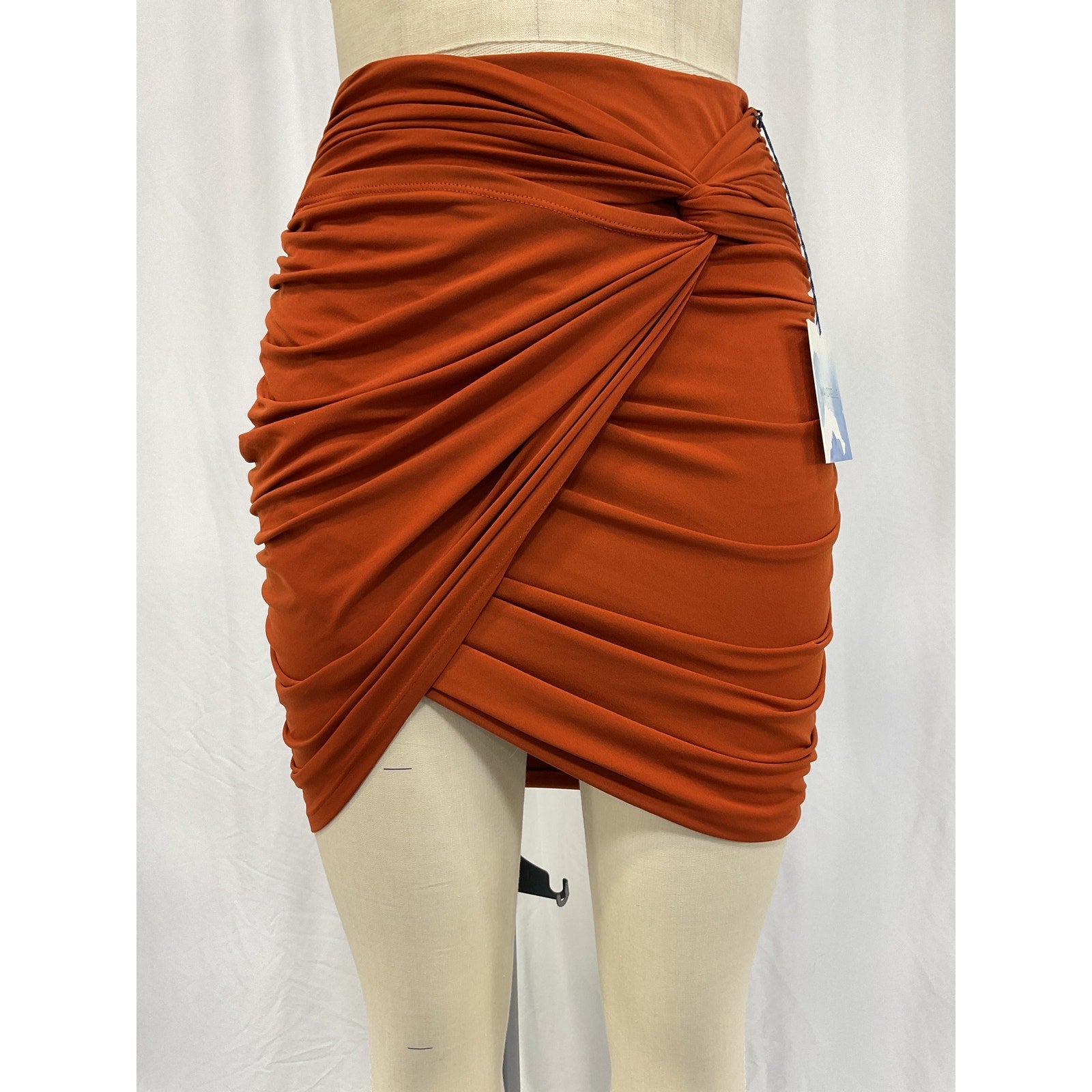 Majorelle 'Destiny' Brown Polyester Mini Skirt Size XXS - NWT