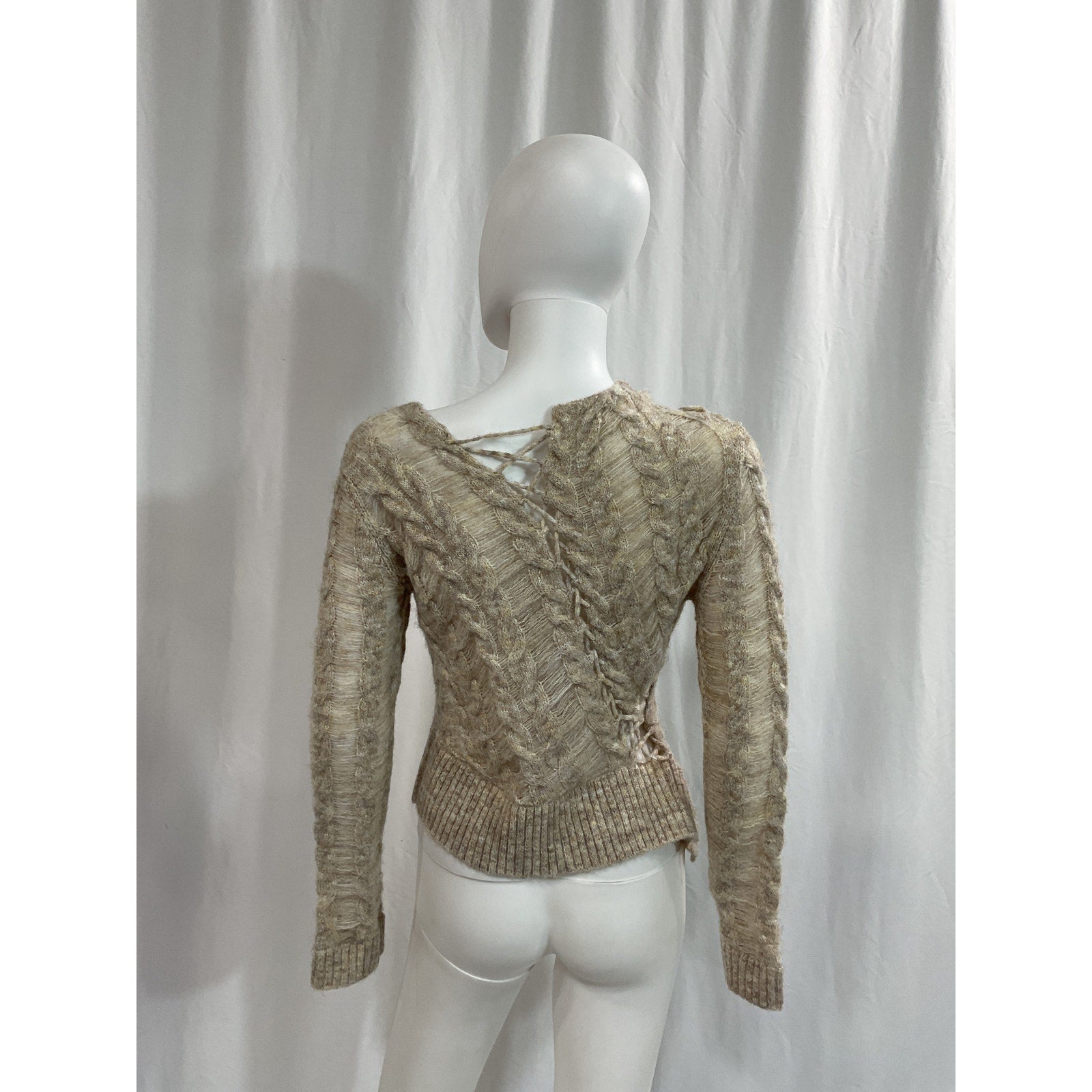 Cult Gaia 'Garnet' Tan Cut Out Top Size M