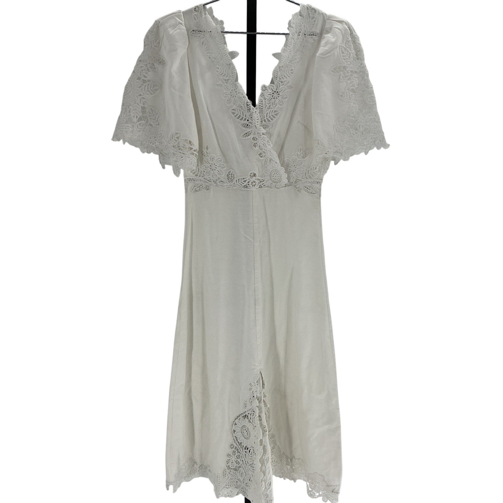 Sea New York 'Marcella' White Cotton Dress Size 2