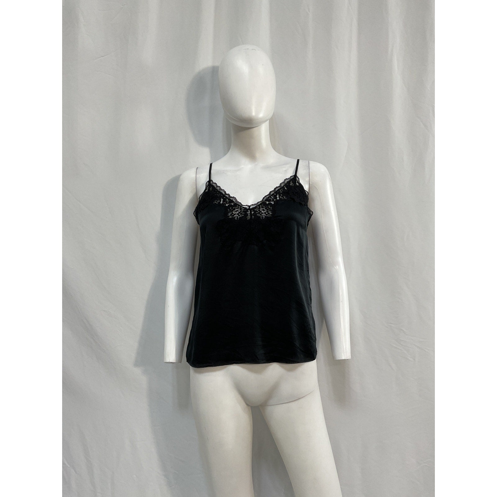 Cami Nyc 'Fancesca' Black Silk Cami Top Size XS