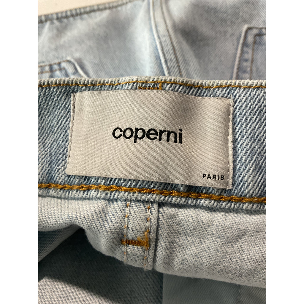 Coperni Denim Mini Blue Cotton Skirt Size FR 36 / US 4