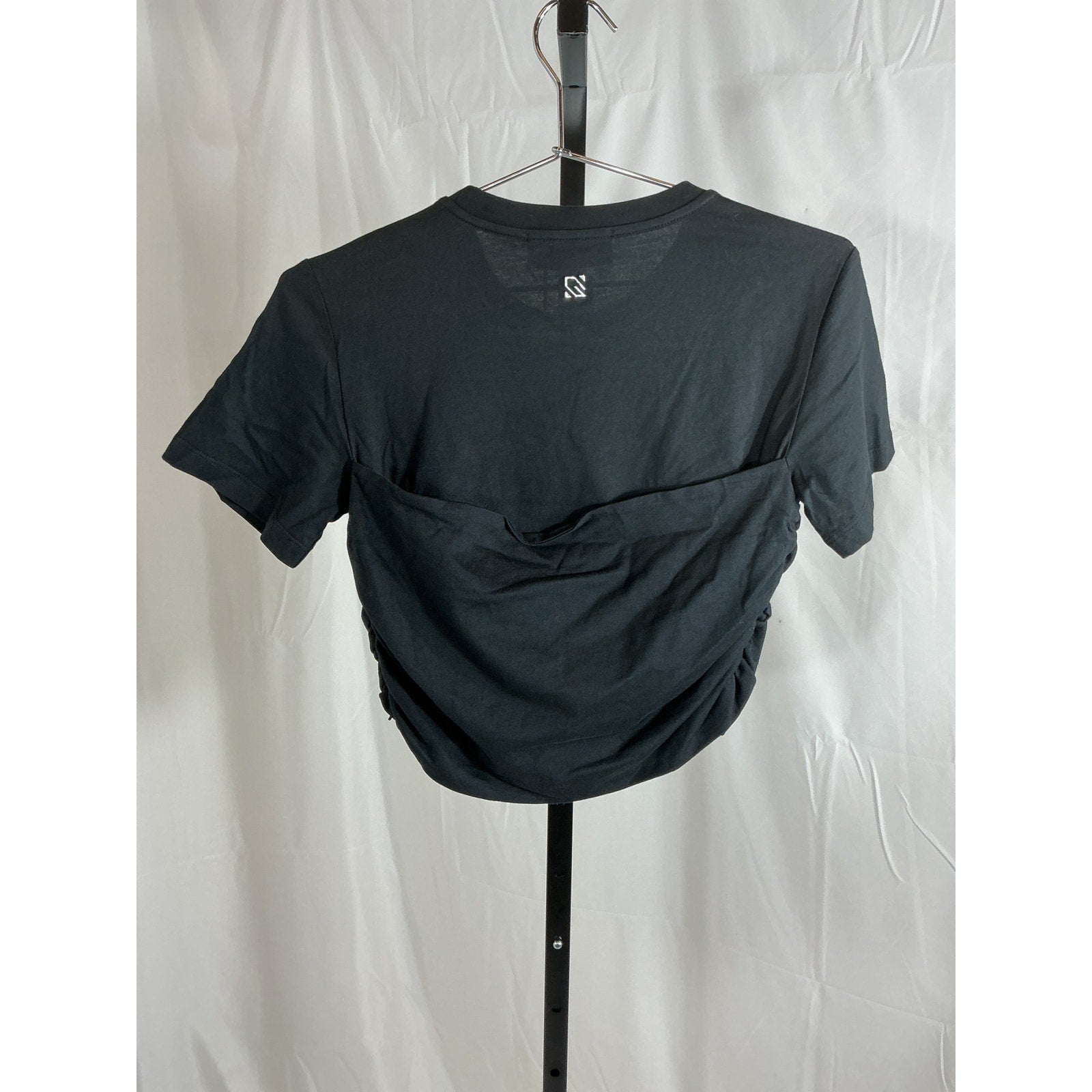 Giuseppe Di Morabito 'Cropped' Black T-Shirt Size XS - NWT