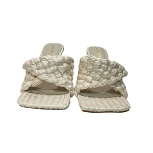 Alias Mae Braided Bone Lennon Mule Sandals Size 39 EU / 9 US