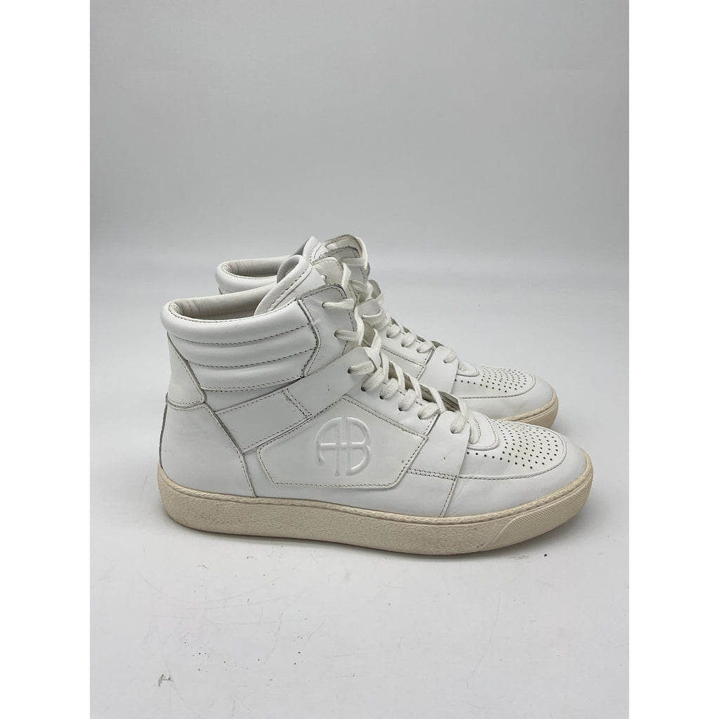 Anine Bing Sport White Leather Hayden Sneaker Size 7