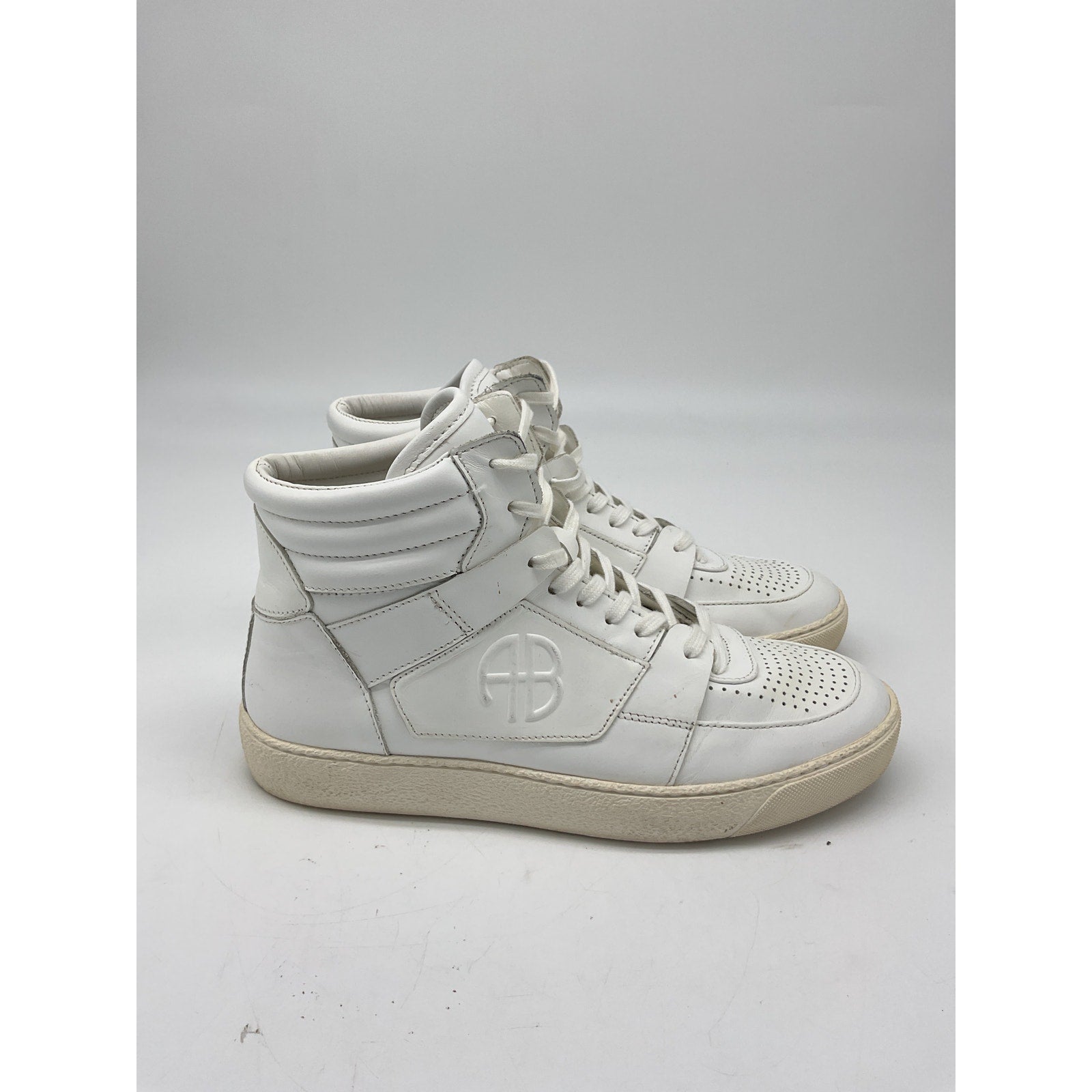 Anine Bing Sport White Leather Hayden Sneaker Size 7