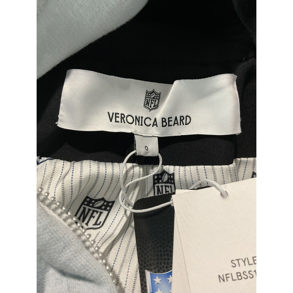 Veronica Beard X 'Nfl' Black Cotton Dickey Jacket Size 0 - NWT