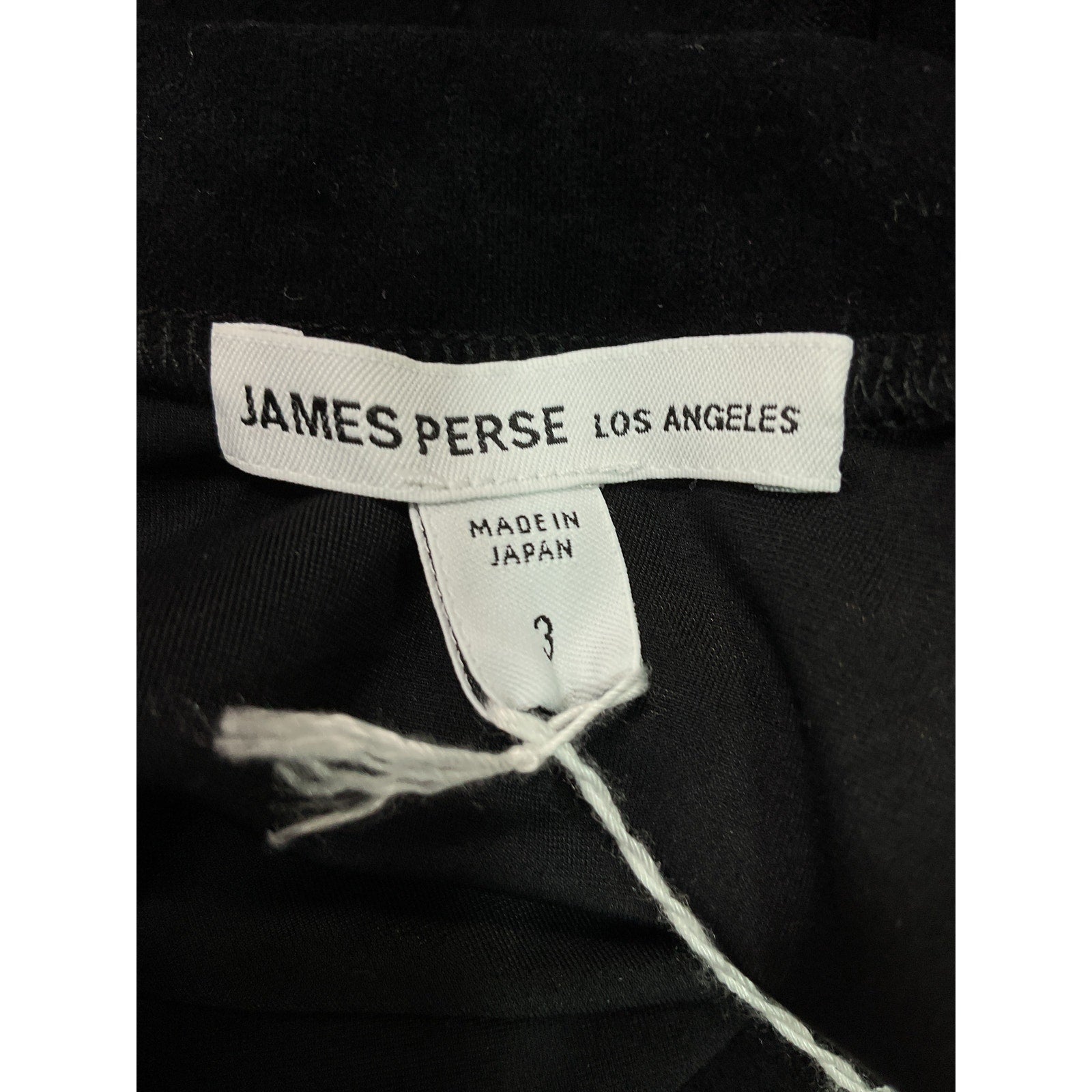 James Perse 'Velvet' Black Sweatshirt Size 3 - NWT