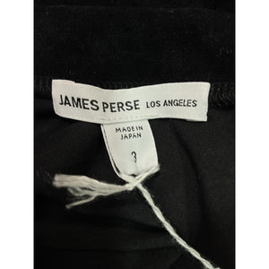 James Perse 'Velvet' Black Sweatshirt Size 3 - NWT