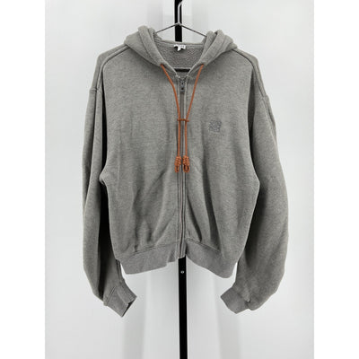 Loewe 'Flamenco' Grey Cotton Hoodie Size XS