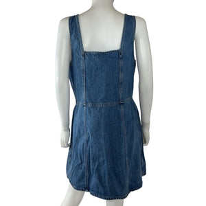 Frame Chic Blue Bustier Zip Dress Size XL