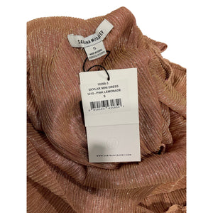 Sabina Musayev Shimmering Pink Skylar Dress Size S NWT