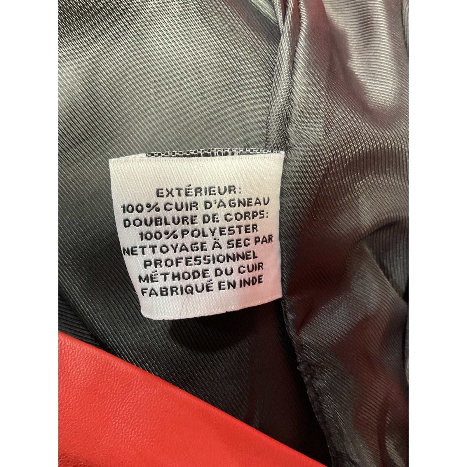 Walter Baker 'Alicia' Red Mini Leather Skirt Size 4