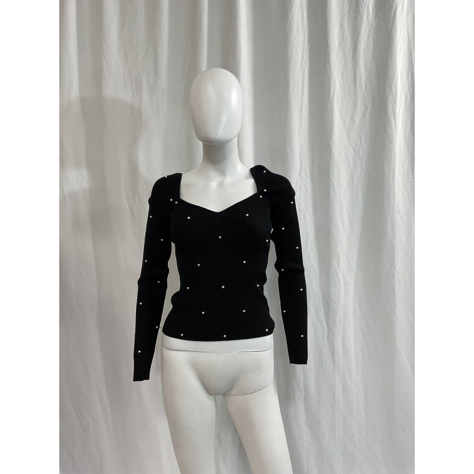 Generation Love 'Marlee' Black Pearl Sweater Size XS