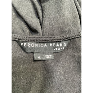 Veronica Beard 'Priyanka' Black Sweetheart Neck Knit Top Size XL