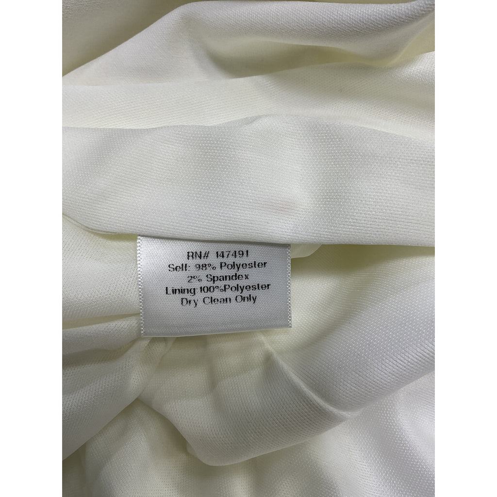 Katie May 'Boss Lady' White Polyester Dress Size M - NWT