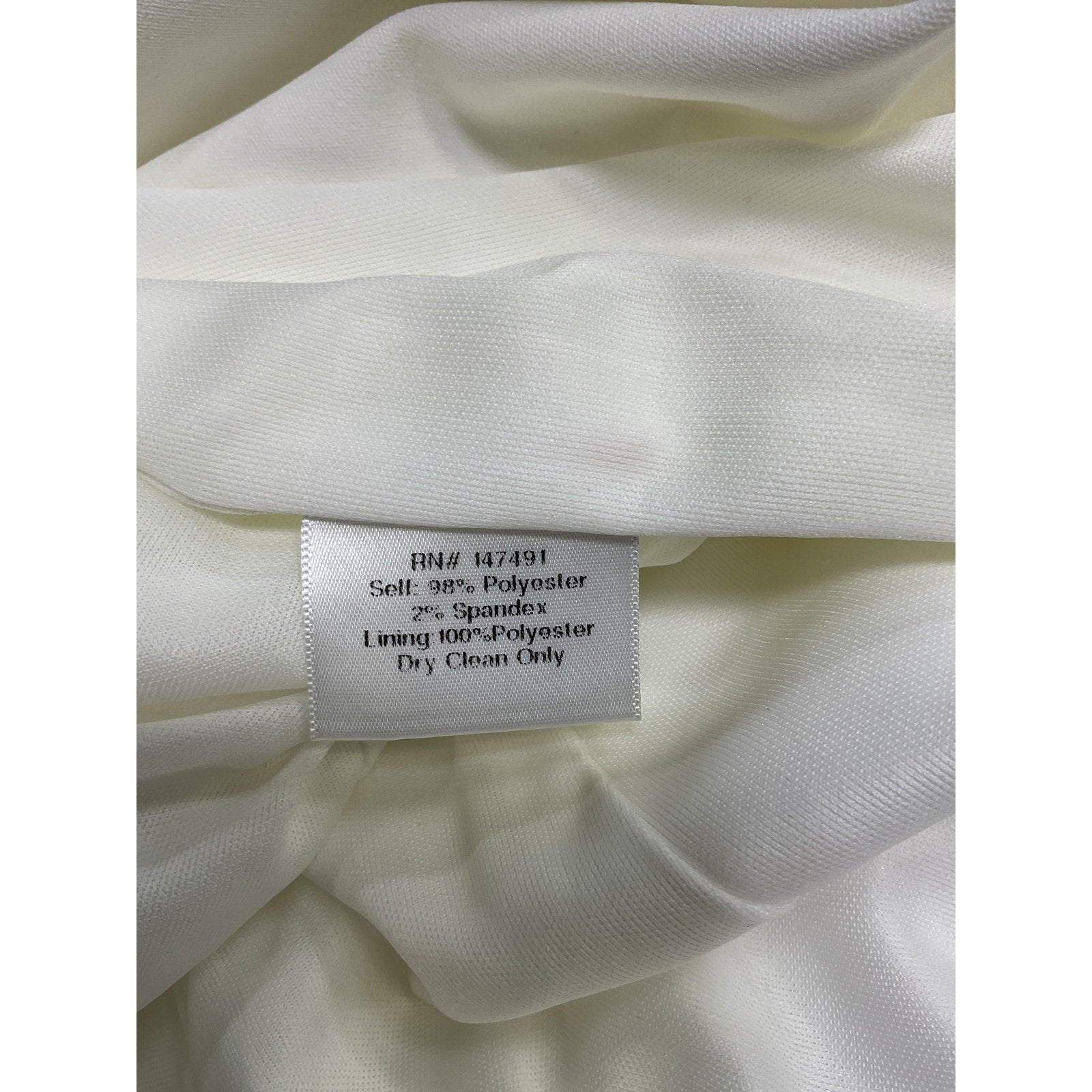 Katie May 'Boss Lady' White Polyester Dress Size M - NWT
