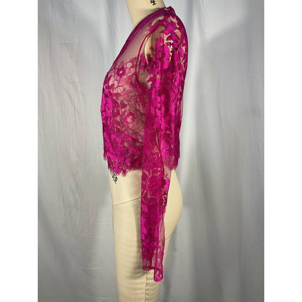 The Sei Lace Pink Tee Size 4
