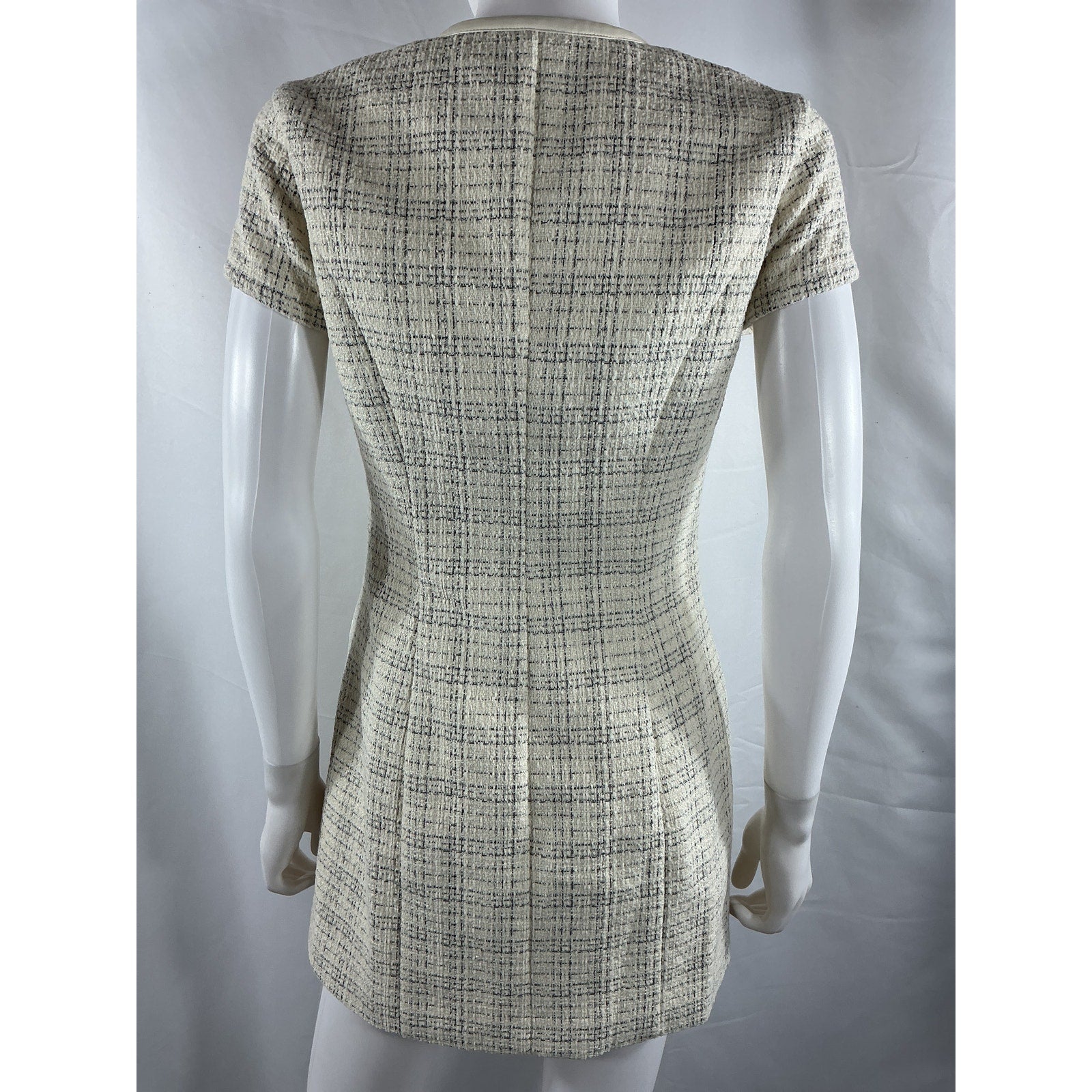 Majorelle 'Tammy' White Polyester Mini Dress Size S