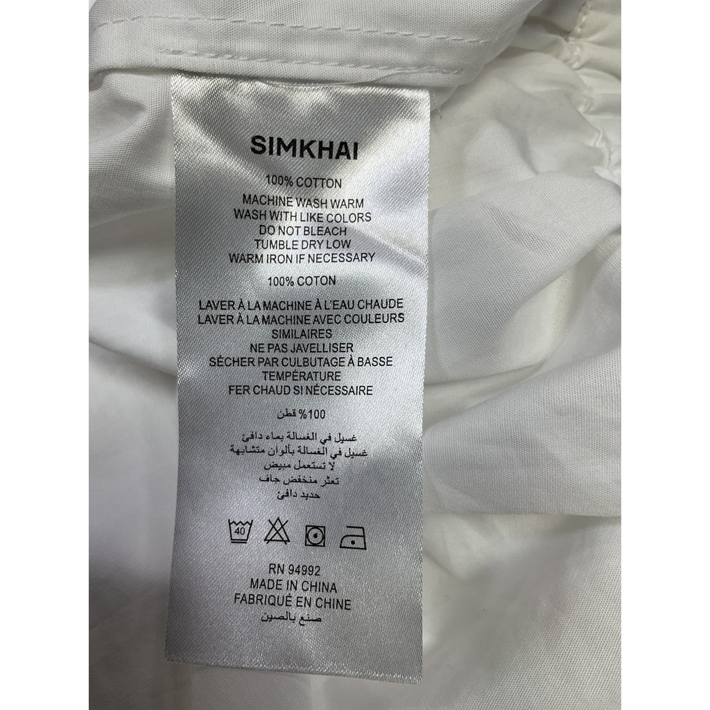 Simkhai 'Sabrina' White Cotton Top Size XS