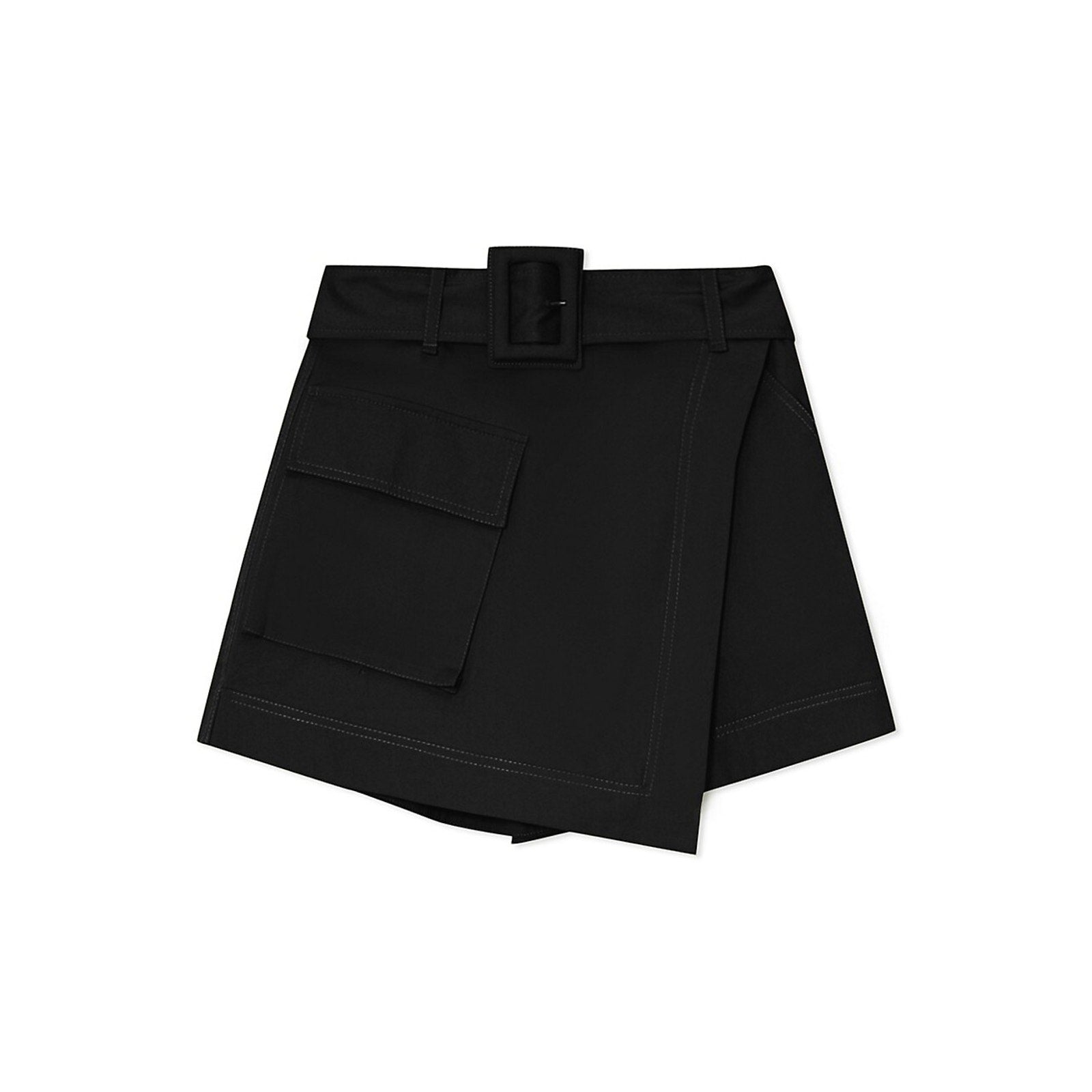 Simkhai Lizette 'Belted' Black Utilitarian Miniskort Size 0