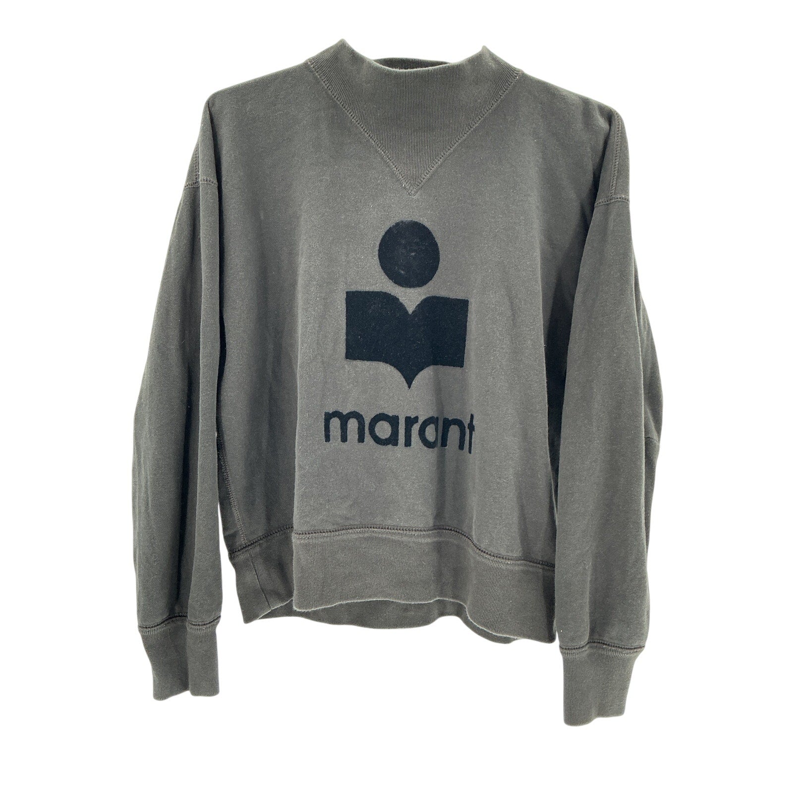 Isabel Marant 'Moby' Grey Cotton Sweatshirt Size 40