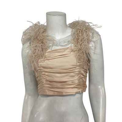 Cinq à Sept Feathered Pearl Will Top Size M NWT