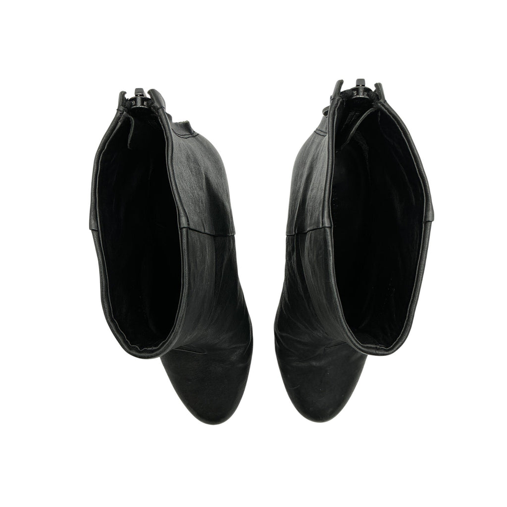 Rag & Bone Newbury 2.0 Black Leather Bootie Size 6.5