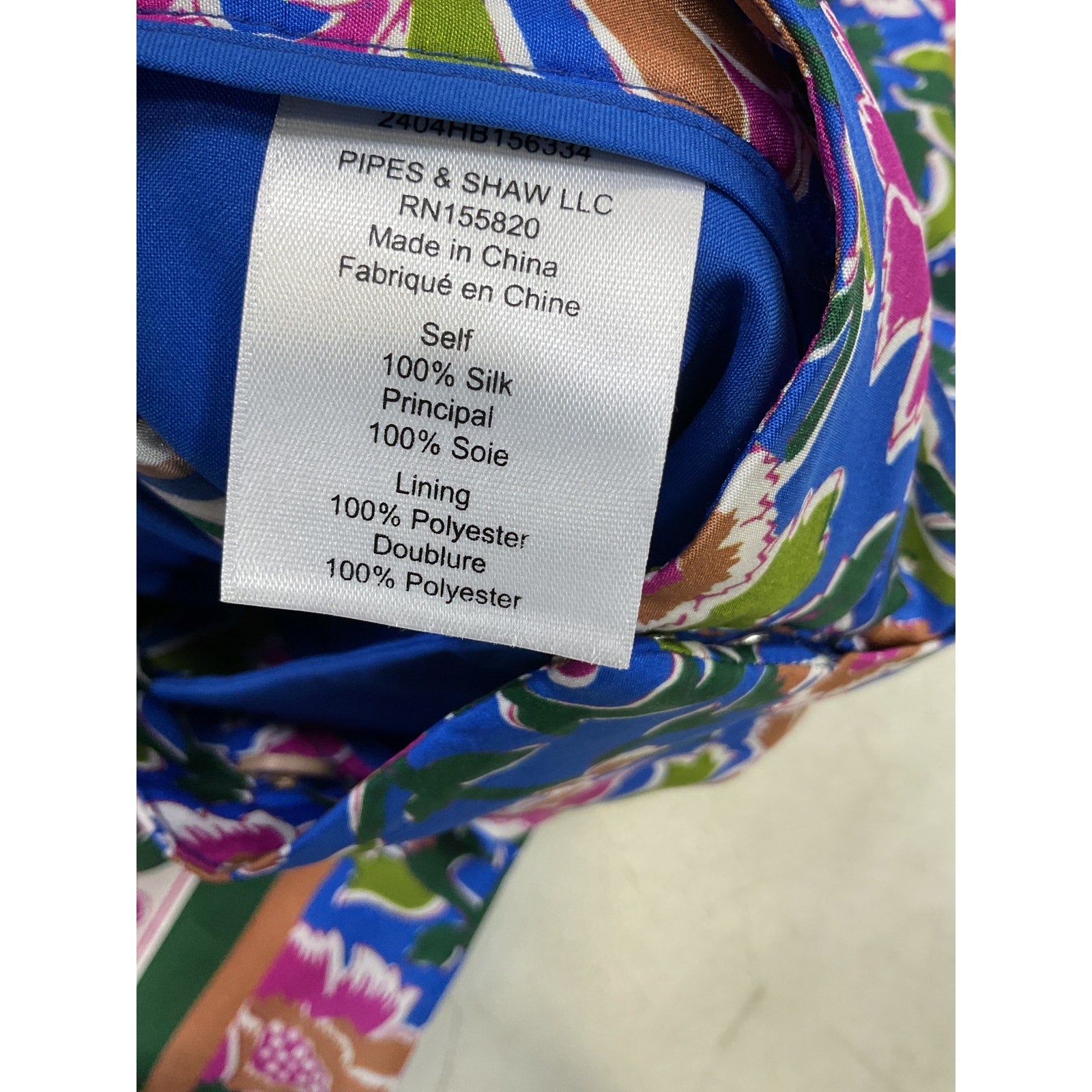 Veronica Beard 'Grigore' Blue Polyester Floral Pant Size 0