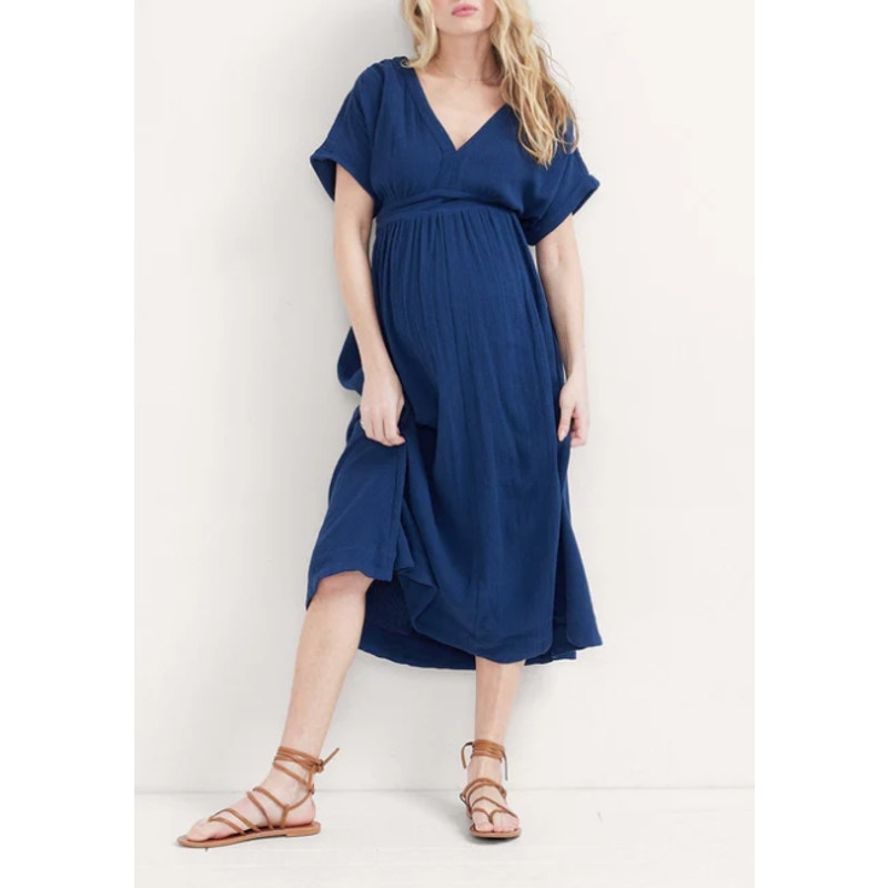 Hatch 'The Rosa' Blue Gauze Dress Size 1