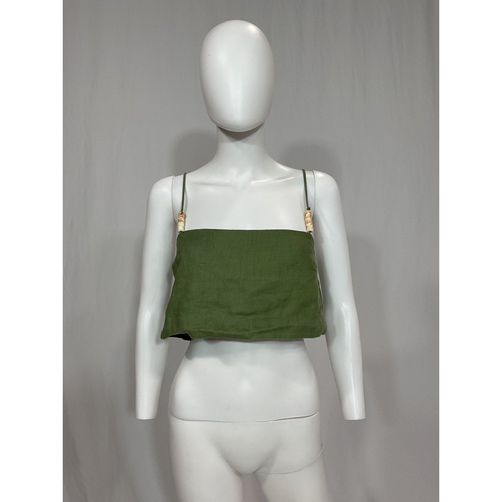 Faithfull The Brand 'Chianti' Green Top Size M