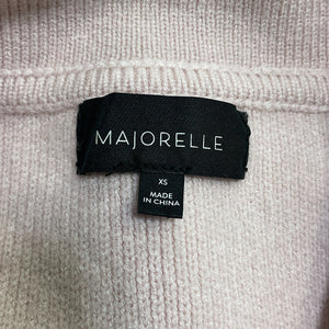 Majorelle Cropped Light Pink Solveig Cardigan Size XS