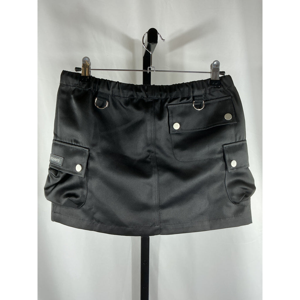 Coperni 'Tailored' Black Polyester Cargo Mini Skirt Size 34 - NWT