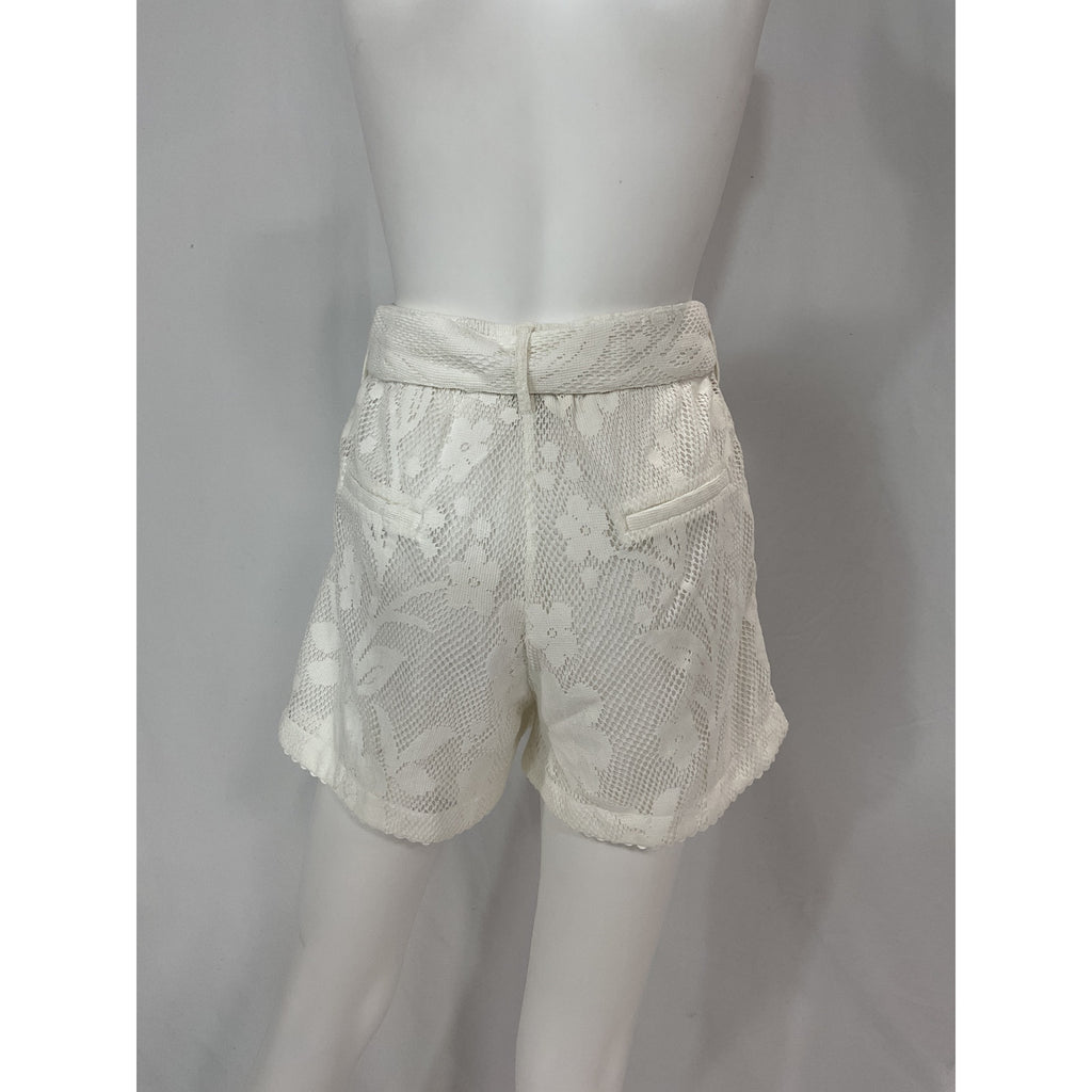 Hemant And Nandita White Shorts Size XS
