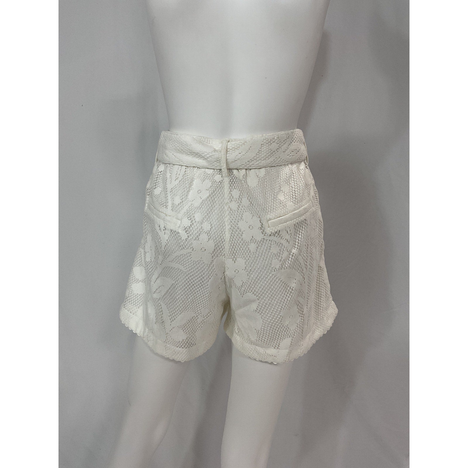 Hemant And Nandita White Shorts Size XS