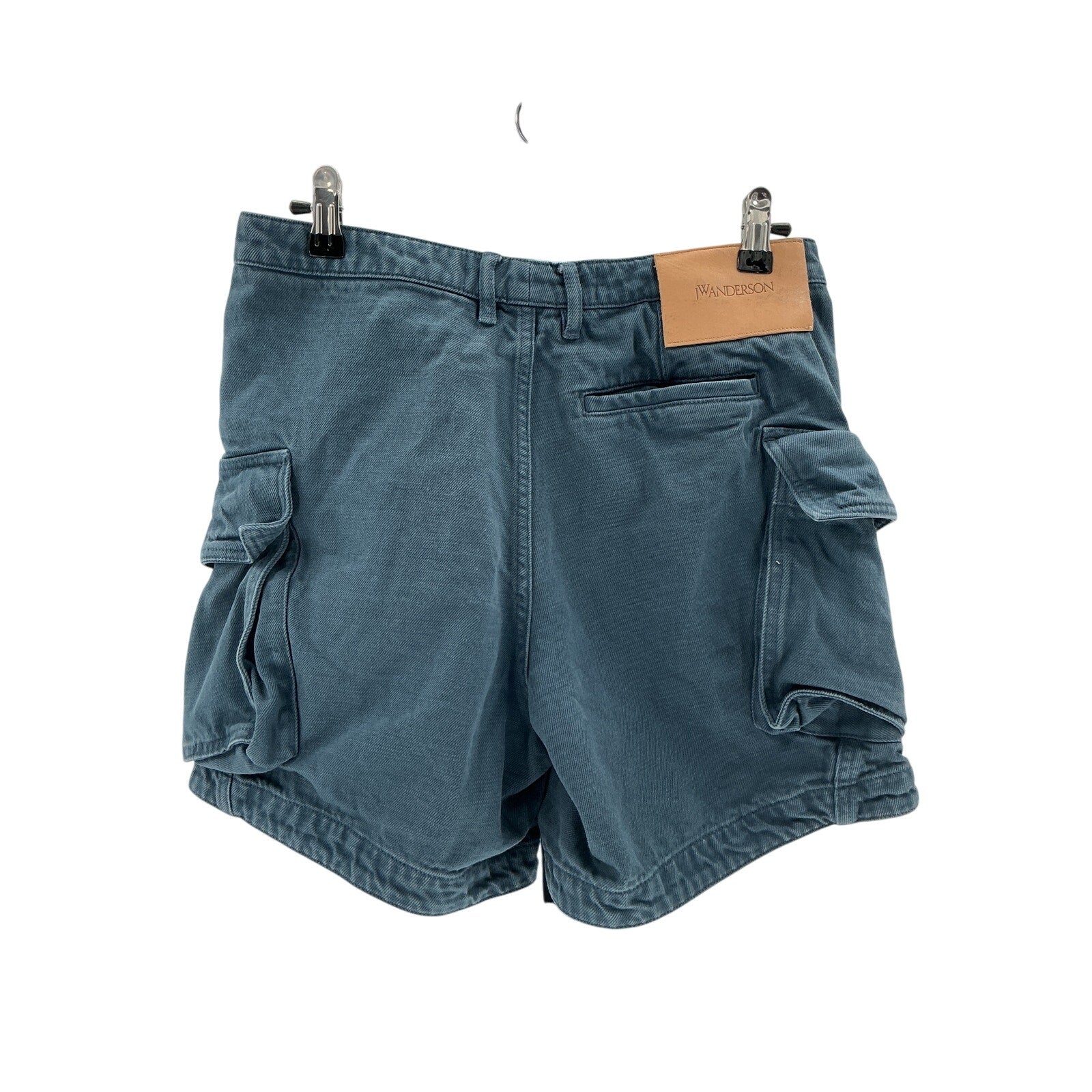 J.W. Anderson Blue Cotton High Waisted Cargo Short Size 4