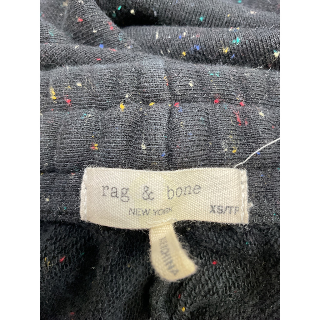 Rag & Bone City Black Cotton Terry Sweatpant Size XS