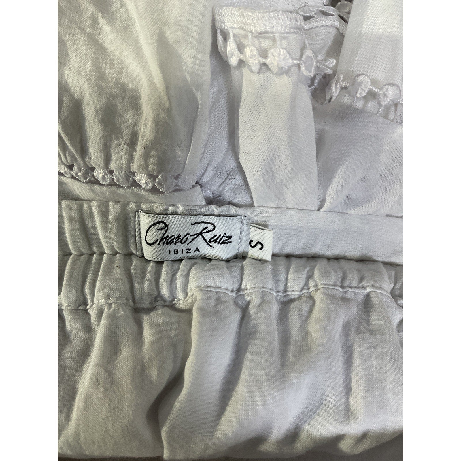 Charo Ruiz Ibiza 'Fera' White Skirt Size S