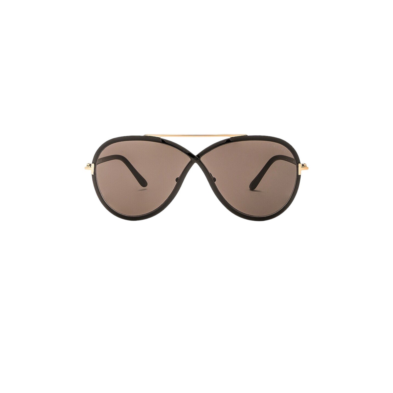 Tom Ford 'Rickie' Black Acetate Sunglasses Size OS