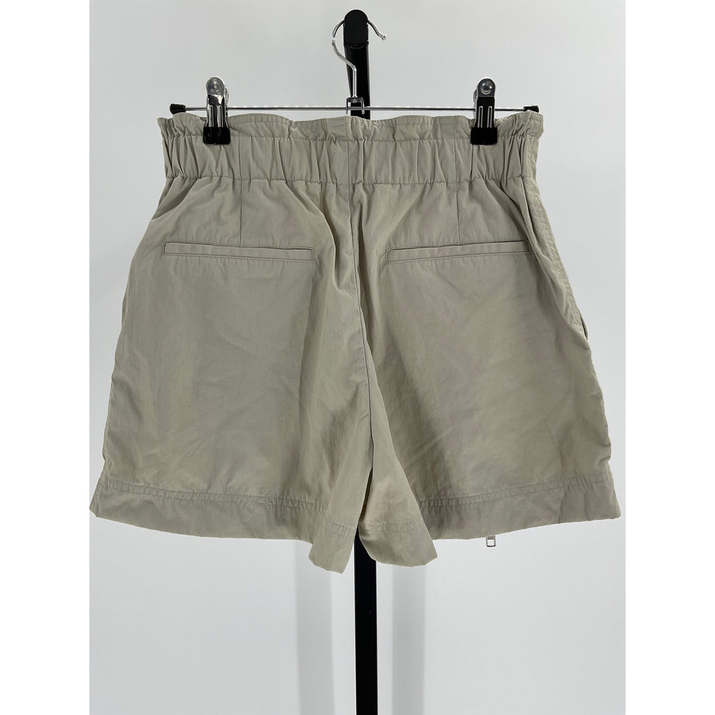 Helmut Lang White Polyester Zip Short Size S